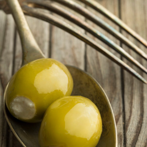 Oliven gefüllt mit Frischkäse