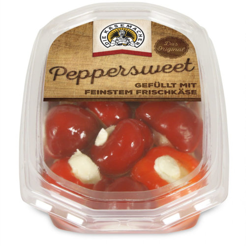 Peppersweet filled with fresh cheese